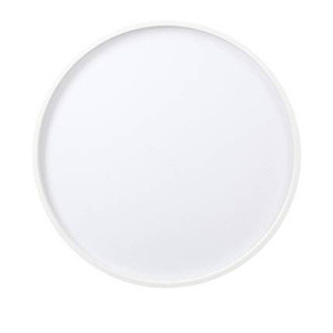 Biały plafon sufitowy LED 15W do salonu TEXAS 29 cm metalowy