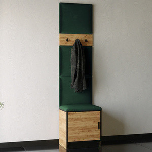 Garderoba 53 cm z panelami tapicerowanymi do przedpokoju RIVIO