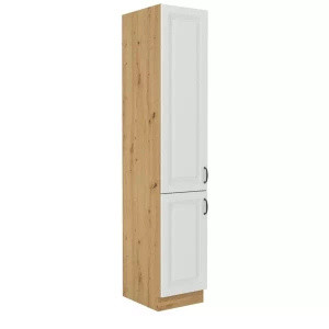 Wysoki słupek kuchenny biały mat 40 cm STYLE
