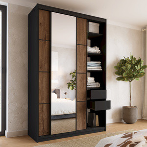 Trzydrzwiowa szafa przesuwna z lustrem 150 cm LOFT MAX