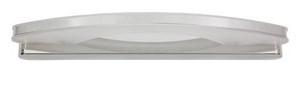 Srebrny kinkiet LED nad lustro do łazienki 58 cm Nike zimna biel