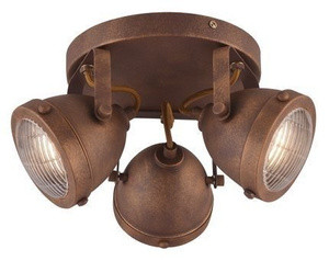 Szara lampa wisząca sufitowa do salonu na 3 żarówki GU10 metal