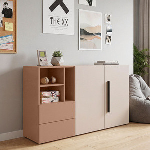 Komoda młodzieżowa 135 cm dwudrzwiowa z szufladami LUMI