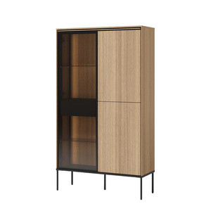 Nowoczesna witryna na książki do salonu 90 cm VISSO