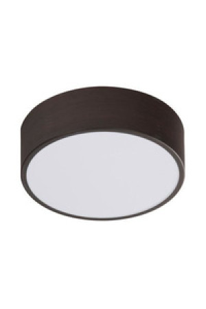 Czarno-biały plafon sufitowy LED do salonu RINGO okrągły
