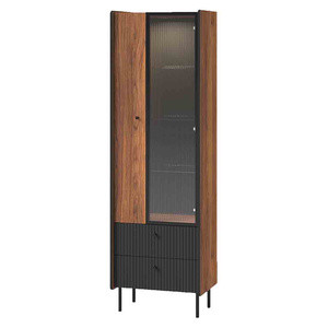 Nowoczesna witryna z dwoma szufladami 60 cm PINNACLE