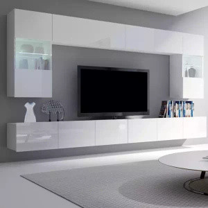 Meblościanka biała połysk MODERN 1