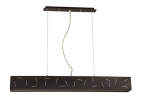 Wenge lampa wisząca belka do biura regulowana OFFICE
