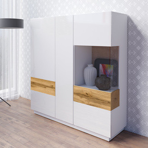 Komoda barek 130 cm KOBE biały połysk