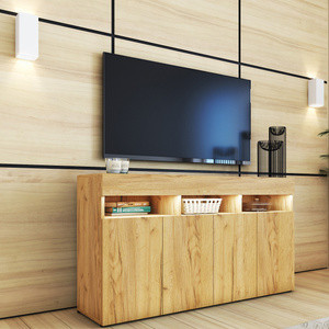 Komoda 140 cm dąb craft złoty PREMIUM