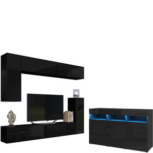 Czarne meble do salonu PREMIUM