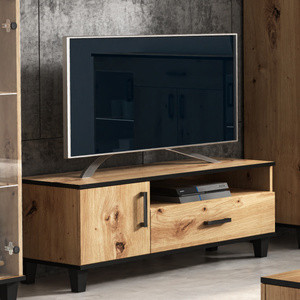 Szafka RTV 120 cm z szufladą pod TV do salonu PALIO dąb artisan