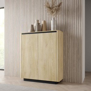 Dwudrzwiowa komoda 113 cm do salonu dąb cremona TORDIO