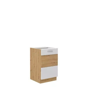 Szafka pod zlewozmywak Biały 50 cm AGATA