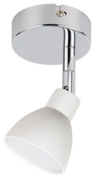 Biały kinkiet nad lustro zintegrowany LED 1x5W seria KD metal