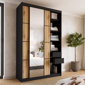 Pojemna szafa przesuwna z lustrem 150 cm LOFT MAX