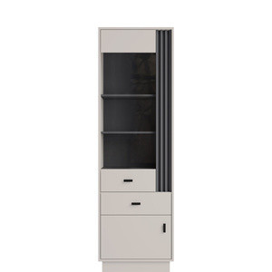 Nowoczesna witryna do salonu 60 cm kaszmir AGRA