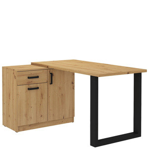 Biurko narożne dąb artisan MULL