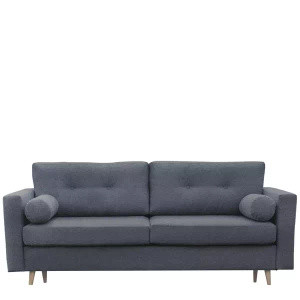 Granatowa rozkładana sofa do salonu SCENDI