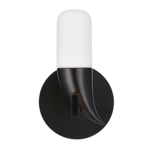 Czarny kinkiet ścienny LED 5.4W do salonu SAKAI metal