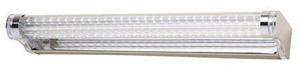 Srebrny kinkiet łazienkowy LED nad lustro 42,5 cm zimna barwa Moderno