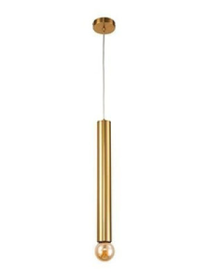 Złota lampa wisząca klasyczna do salonu AUSTIN metal 50 cm