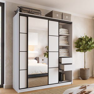 WYPRZEDAŻ Biała szafa przesuwna 180 cm LOFT