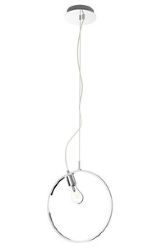 Srebrna lampa wisząca LED 4000K z regulacją wysokości SKIROS