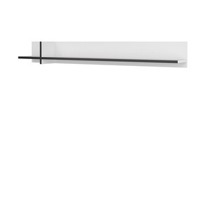 Biała nowoczesna półka na książki 180 cm CROSS