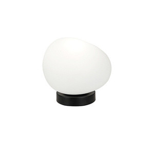 Czarna lampa stołowa nocna do sypialni i salonu STONES akryl