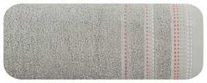 Ręcznik 50x90 cm POLIA srebrny bawełniany frotte do łazienki