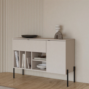 Komoda z szufladą do salonu 105 cm ORE kaszmir