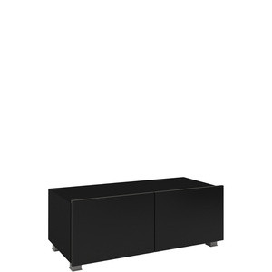 Nowoczesna szafka pod telewizor 100 cm czarny połysk MODERN