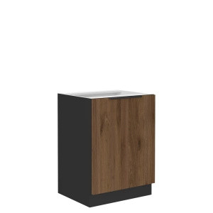 Stojąca szafka kuchenna 60 cm MARGARET orzech okapi