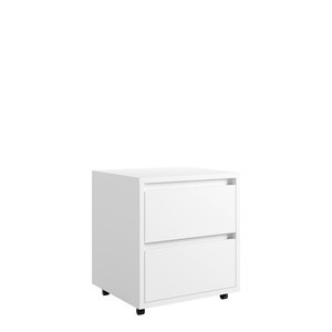 Biały kontenerek z szufladami 50 cm do biurka CRAFTON