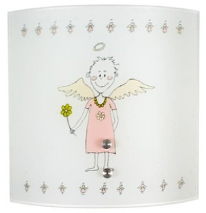 Kinkiet ścienny z jednym punktem światła do salonu ANGEL 1x60W E27