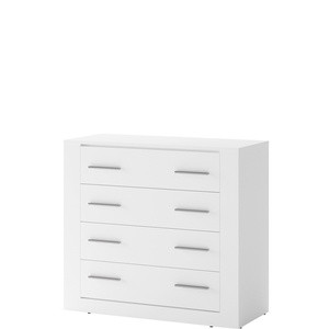 Biała komoda z szufladami do sypialni 100 cm IDEA