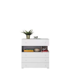 Wąska komoda z szufladami 85 cm SIREN
