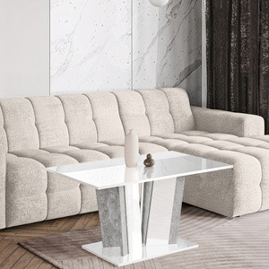 Stolik kawowy do salonu 100x60 cm DENOS biały