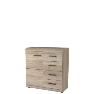 Komoda z szufladami 80 cm dąb sonoma LIBRA