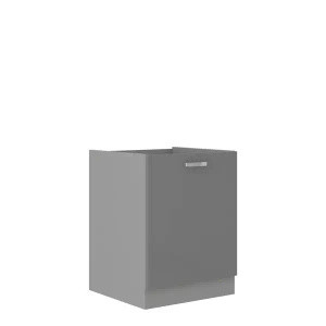 Szafka kuchenna dolna szary połysk 60 cm SILVER
