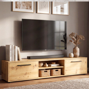 Szafka RTV 190 cm do salonu dąb artisan MAXIDO