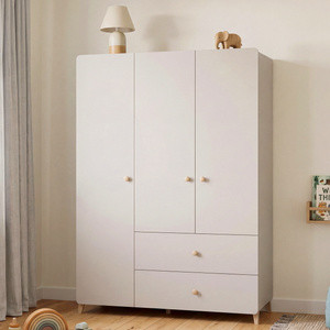 Szafa 120 cm do sypialni z półkami i szufladami MORIO kaszmir