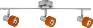 Czarna lampa sufitowa smart do salonu 3-punktowa GU10