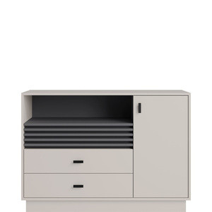 Komoda 120 cm do salonu z szufladami kaszmir AGRA