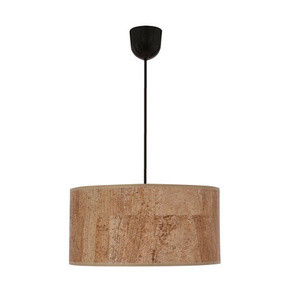 Beżowa lampa wisząca 1 punkt światła do salonu ECOLINE