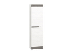 Szafa jednodrzwiowa z drążkiem na wieszaki 55 cm BLANCO