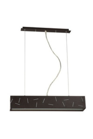 Wenge lampa wisząca biurowa regulowana belka do gabinetu OFFICE