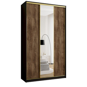 Szafa przesuwna z lustrem 150 cm glamour GOLD NEW MAX lefkas