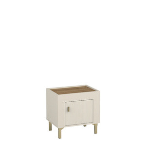 Szafka nocna do sypialni 48 cm z drzwiami MISTY cashmere